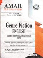Cover of “Genre Fiction – English” by Amar and Sons – undergraduate English literature textbook exploring popular fiction genres like mystery, fantasy, and science fiction.