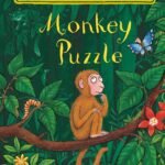 Monkey Puzzle board book by Julia Donaldson and Axel Scheffler – colorful children’s book with playful monkey and jungle illustrations