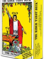 The Rider Tarot Deck by Pamela Colman Smith – classic 78-card tarot set with traditional symbolic illustrations for divination and spiritual insight.
