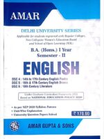 B.A. (Hons) English 2nd Semester