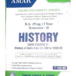 History of India (300–1200 CE) – BA Prog 2nd Semester(Core Course 2)